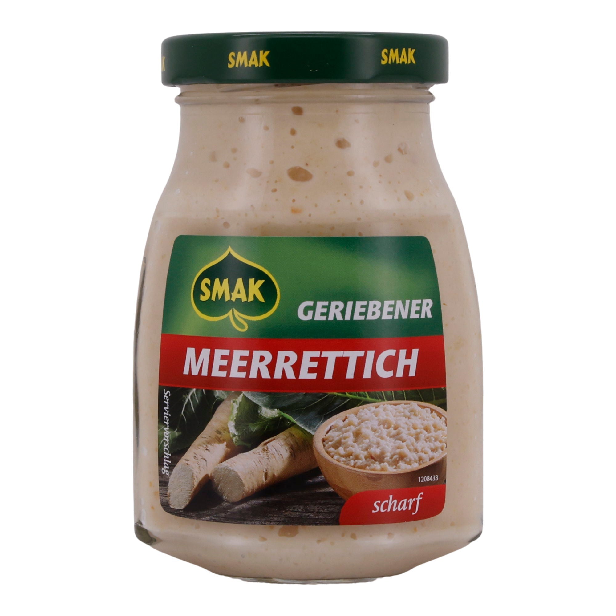 Meerrettich SMAK | Gerieben | Scharf | 175 g SMAK